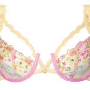 For love & lemons Floral Frenzy Underwire Bra [XS]